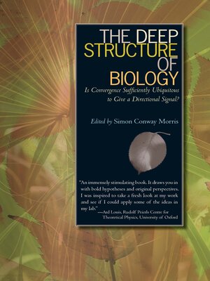 cover image of The Deep Structure of Biology